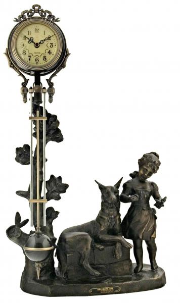 Скульптурные часы Восток Французская бронза BR-3130 фото 1