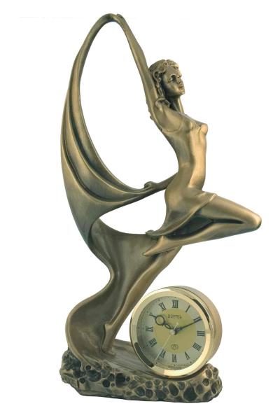Скульптурные часы из полимерных смол Восток К4509-1 фото 1